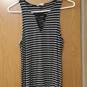 Striped aero dress
